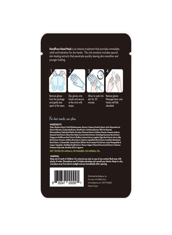 Bodipure HandPure Moisturizing Hand Gloves Manicure Kit Soft Hand Mask & Manicure Gloves - Moisturizing Hand and Nail Treatment And Strengthener (50 Packs) - Image 2